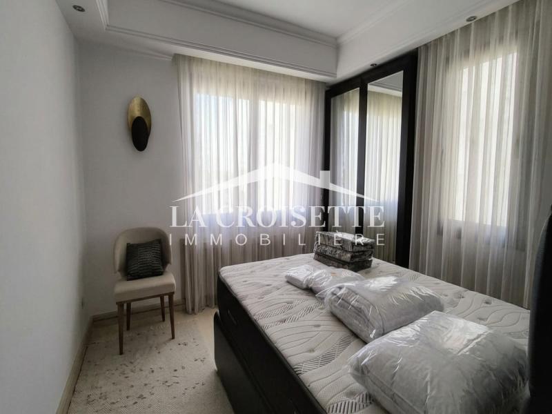 Appartement S+3 meublé vue sur mer à Gammarth